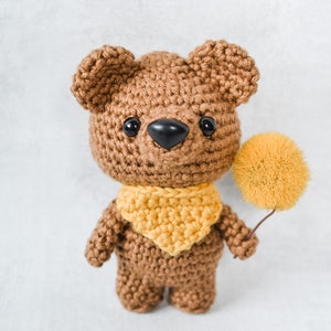 Teddy Bear CROCHET PATTERN. Briggs The Bear. Bear Crochet Pattern. Amigurumi Teddy Bear. Teddy Bear Crochet Pattern. image 3