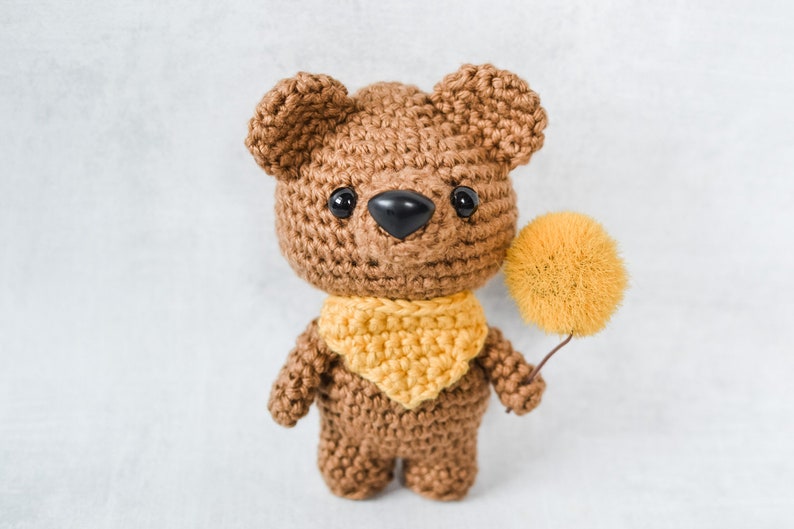 Teddy Bear CROCHET PATTERN. Briggs The Bear. Bear Crochet Pattern. Amigurumi Teddy Bear. Teddy Bear Crochet Pattern. image 3