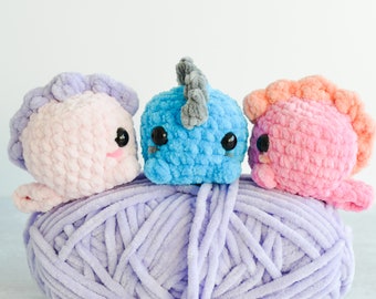 No-Sew Amigurumi Crochet Pocket Dino PDF Pattern