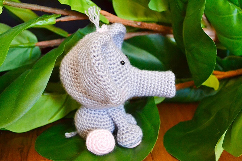 Elephant CROCHET PATTERN. Ellie the Elephant. Crochet Elephant Etsy