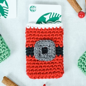Weihnachtliche HÄKELANLEITUNG. Weihnachtsgeschenk-Kartenhalter-Muster. Gehäkelte Geschenkkartenhalter. Elf Geschenkkartenhalter. PDF-Schnittmuster, handgemachtes Geschenk