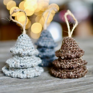 Christmas Tree CROCHET PATTERN. Rustic Tree Ornament Pattern. Amigurumi Christmas Tree. Crochet Ornament. Handmade Gift. Gift For The Tree. image 3