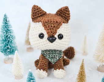 Patrón PDF de zorro amigurumi de crochet