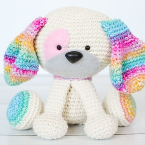 Dog CROCHET PATTERN. Domino The Dog. Snuggle-Sized Crochet Dog Pattern. Amigurumi Dog. Amigurumi Dog Crochet Pattern. Gifts For Kids. image 7