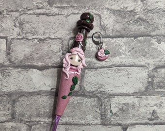 Summer Fae Girl Inspired Ergonomic Crochet Hook