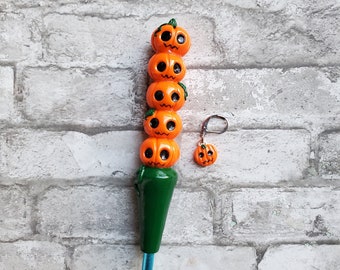 Jack O Lantern Inspired Ergonomic Crochet Hook