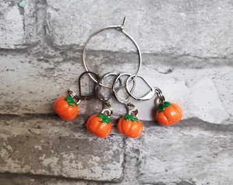 Pumpkin Stitch Markers