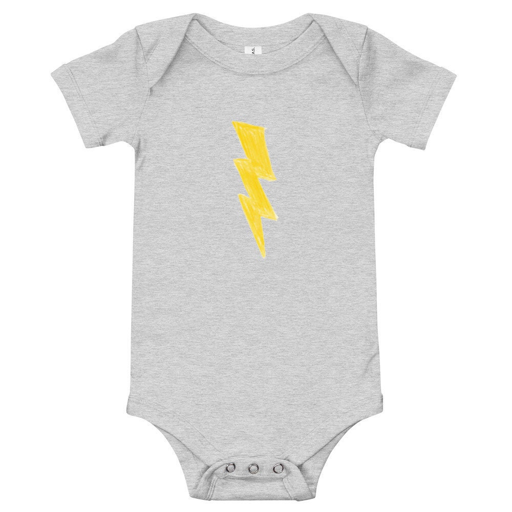 Lightning Bolt Bodysuit Onesie Baby Graphic Onesie Thunder - Etsy UK