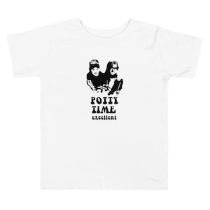 Potty Time, Excellent! Toddler T shirt | Toddler Graphic Tee | Rock Toddler | Wayne&#39;s World