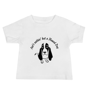 Elvis Presley Hound Dog Graphic Baby T shirt | Baby Rock Graphic T shirt | Gender Neutral