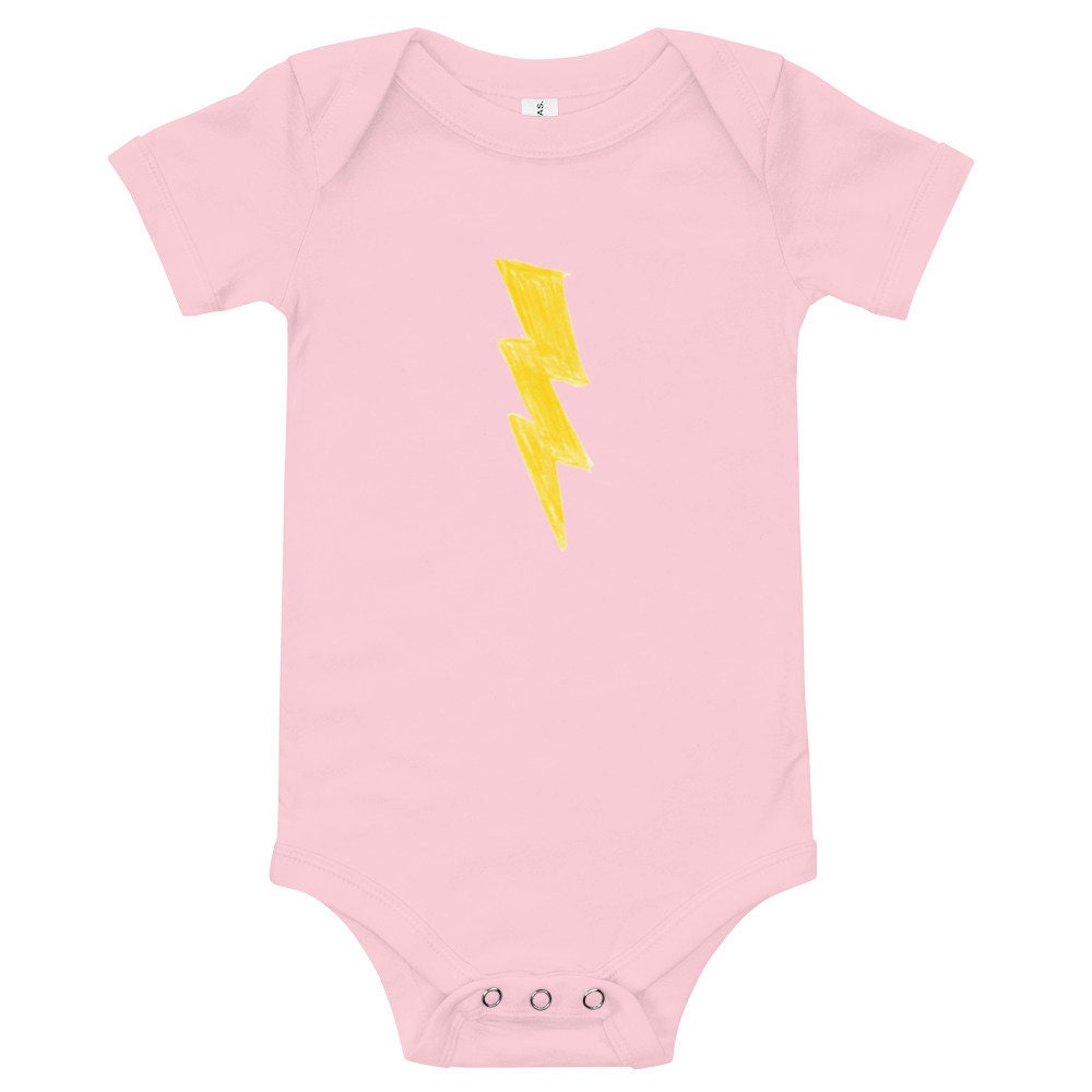 Lightning Bolt Bodysuit Onesie Baby Graphic Onesie Thunder - Etsy
