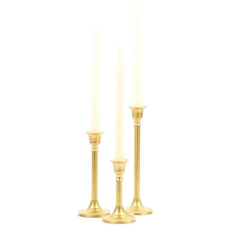 Gold Vintage Candlestick Holder Sets Etsy