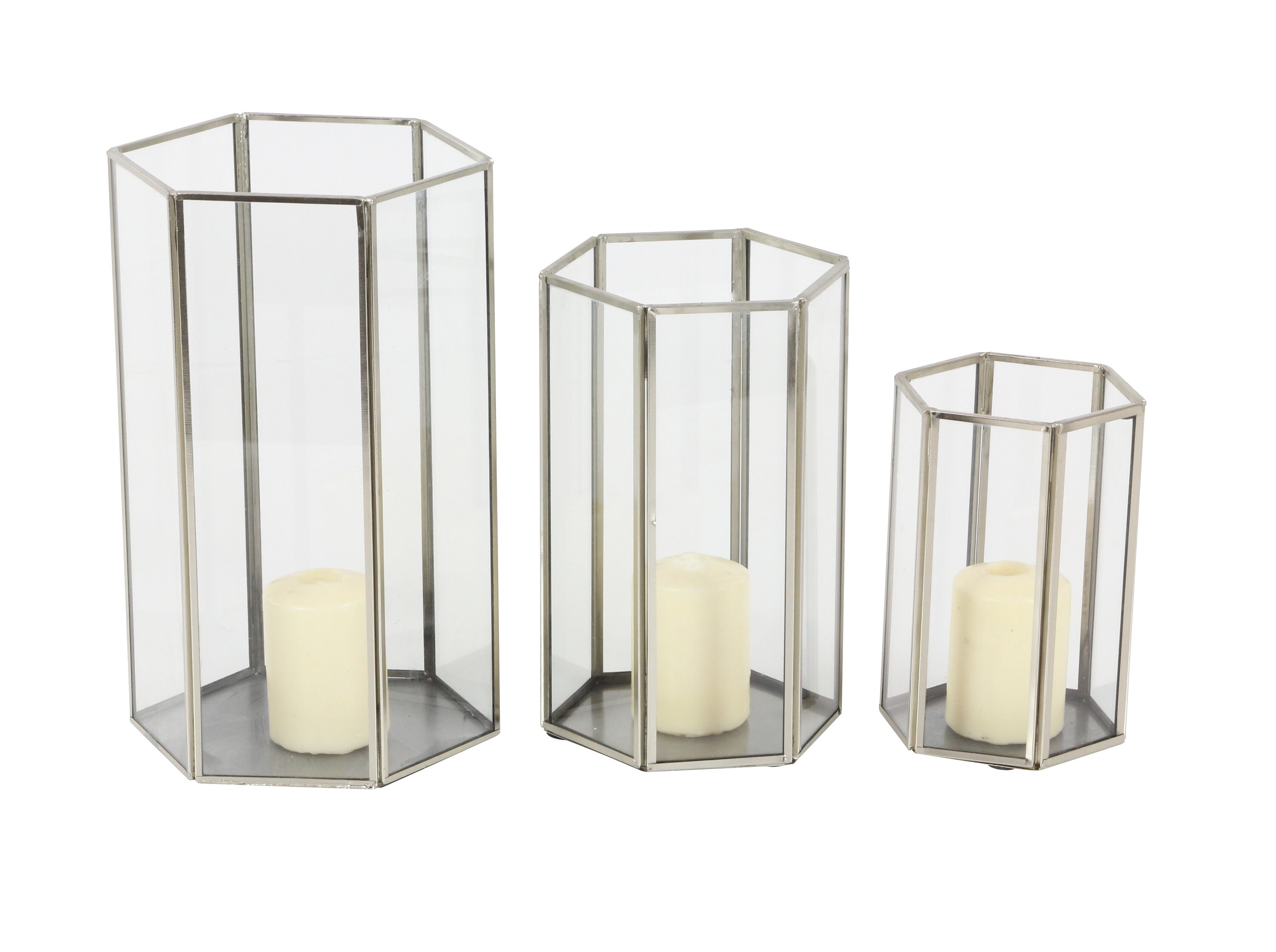 Gold Geometric Hurricane Candle Holder Lantern Etsy