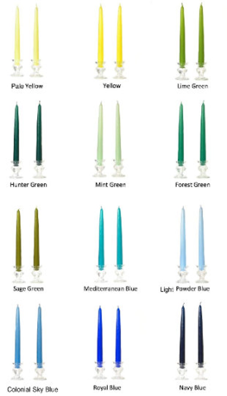 Hurricane Holder Taper Candle 4 Sets of 3 Etsy