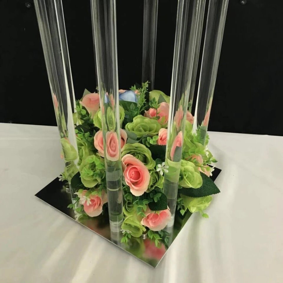 Acrylic Tall Centerpiece Candlestick Candelabra Etsy Canada