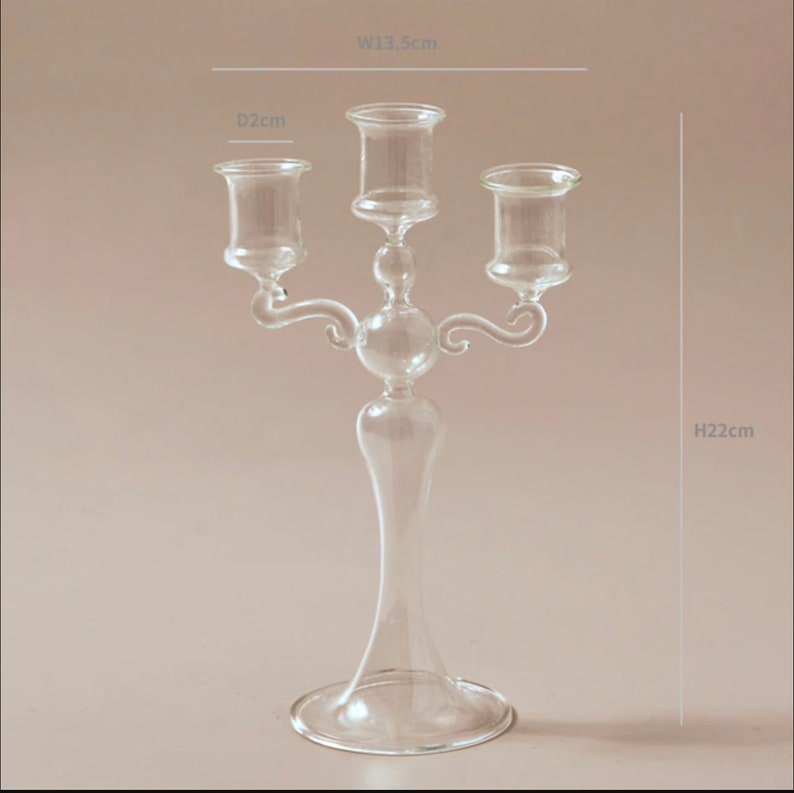 Glass Candle Vases Etsy