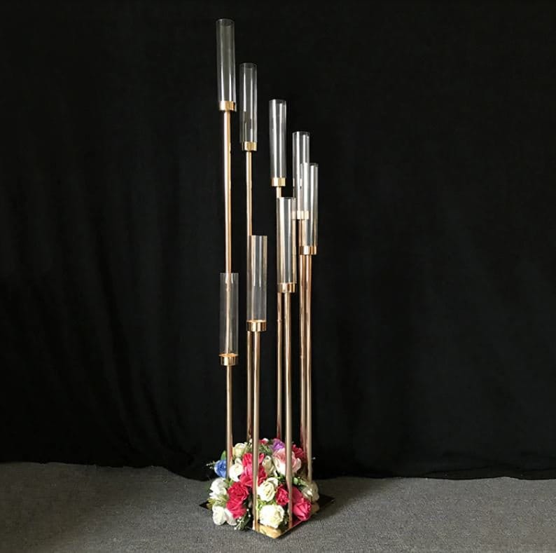 Tall Centerpiece Candlestick Candelabra Etsy Canada
