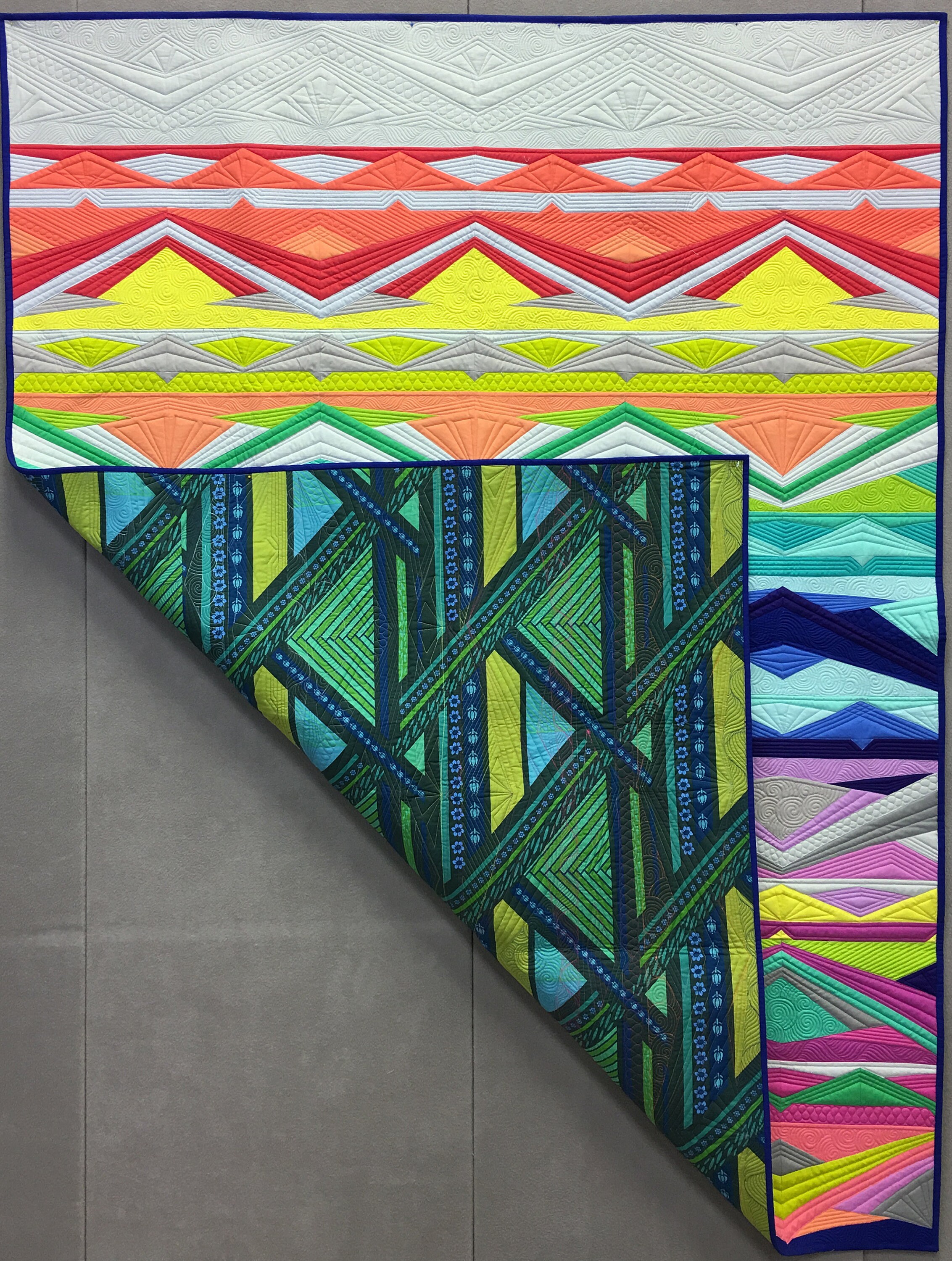 Modern Geometric Lap Quilt - Etsy