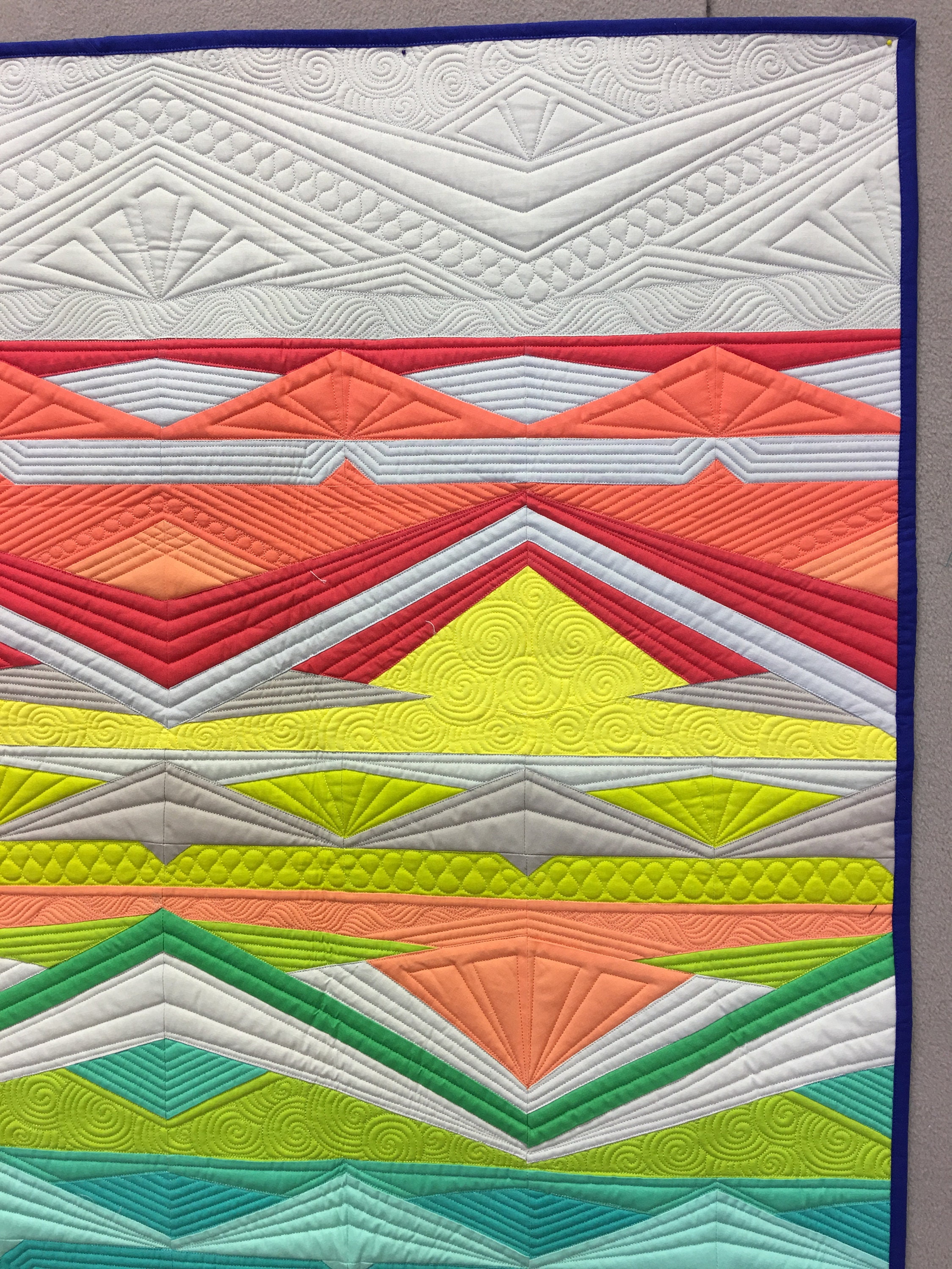 Modern Geometric Lap Quilt - Etsy