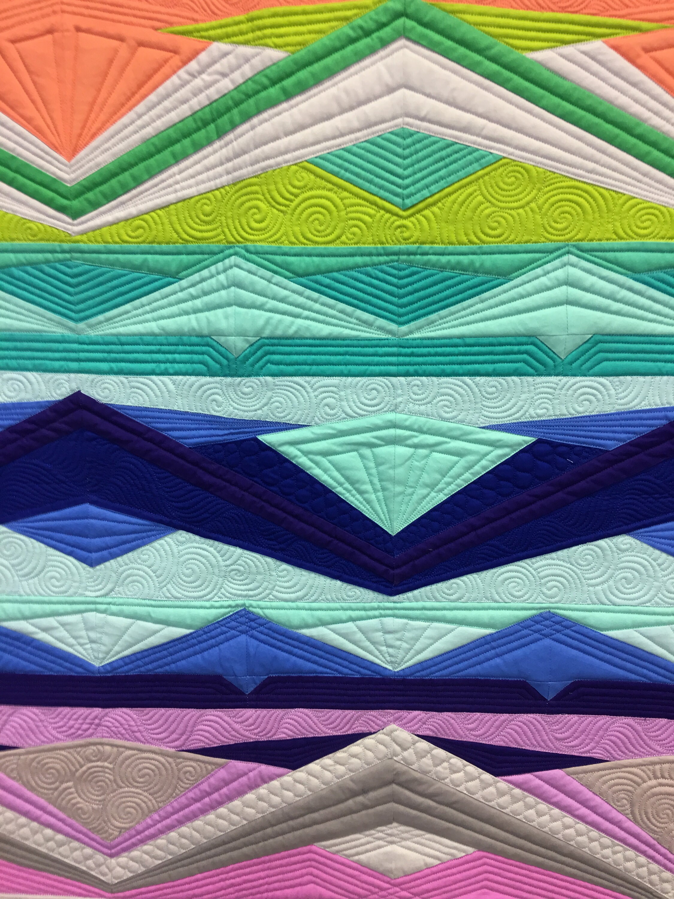 Modern Geometric Lap Quilt - Etsy