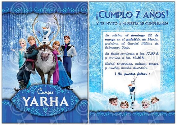 Crear Tarjetas De Cumpleaños De Frozen Crear Tarjetas De Cumpleaños De Frozen