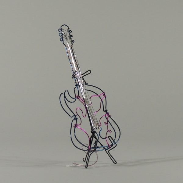 Wire Sculpture Guitar Etsy