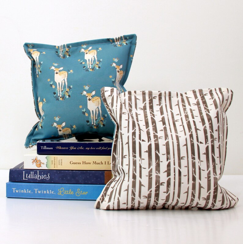 Deer Nursery & Kid's Bookends Child Safe Fabric Bookends Etsy