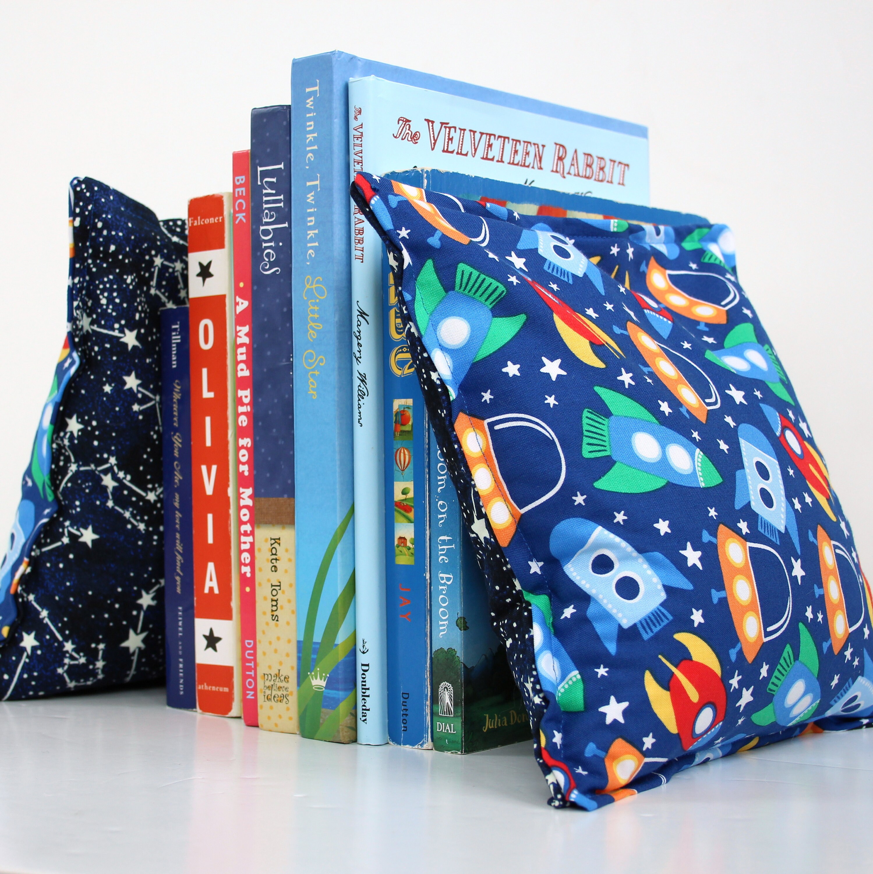 LARGE SIZE Nursery & Kid's Bookends Child Safe Fabric Etsy