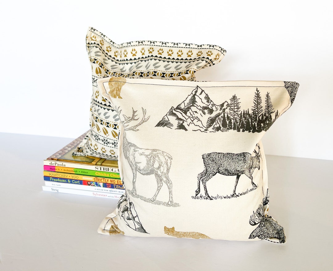 Rocky Mountain Animal Nursery & Kid's Bookends, Child Safe Fabric