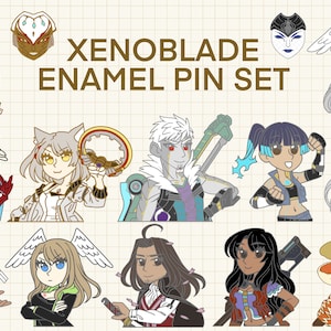 Xenoblade Chronicles 3 enamel pins