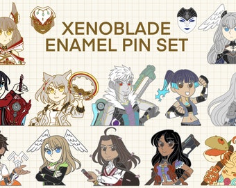 Xenoblade Chronicles 3 enamel pins