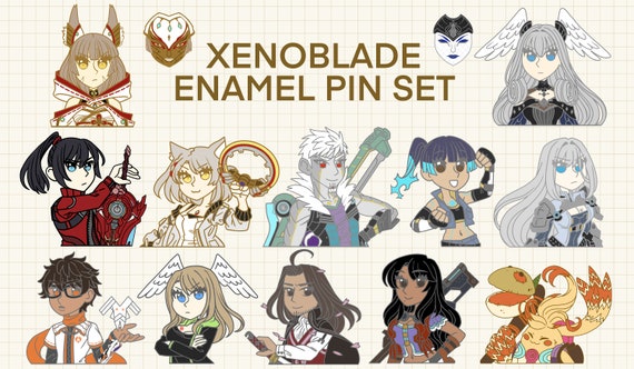 Xenoblade Chronicles 3 Enamel Pins 