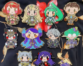 Xenoblade Chronicles 2 enamel pins