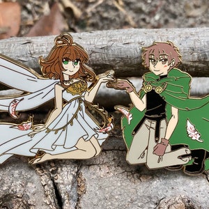 Tsubasa: Vorratsbehälter Chronik - Sakura und Syaoran Emaille Pins (Limited Edition)