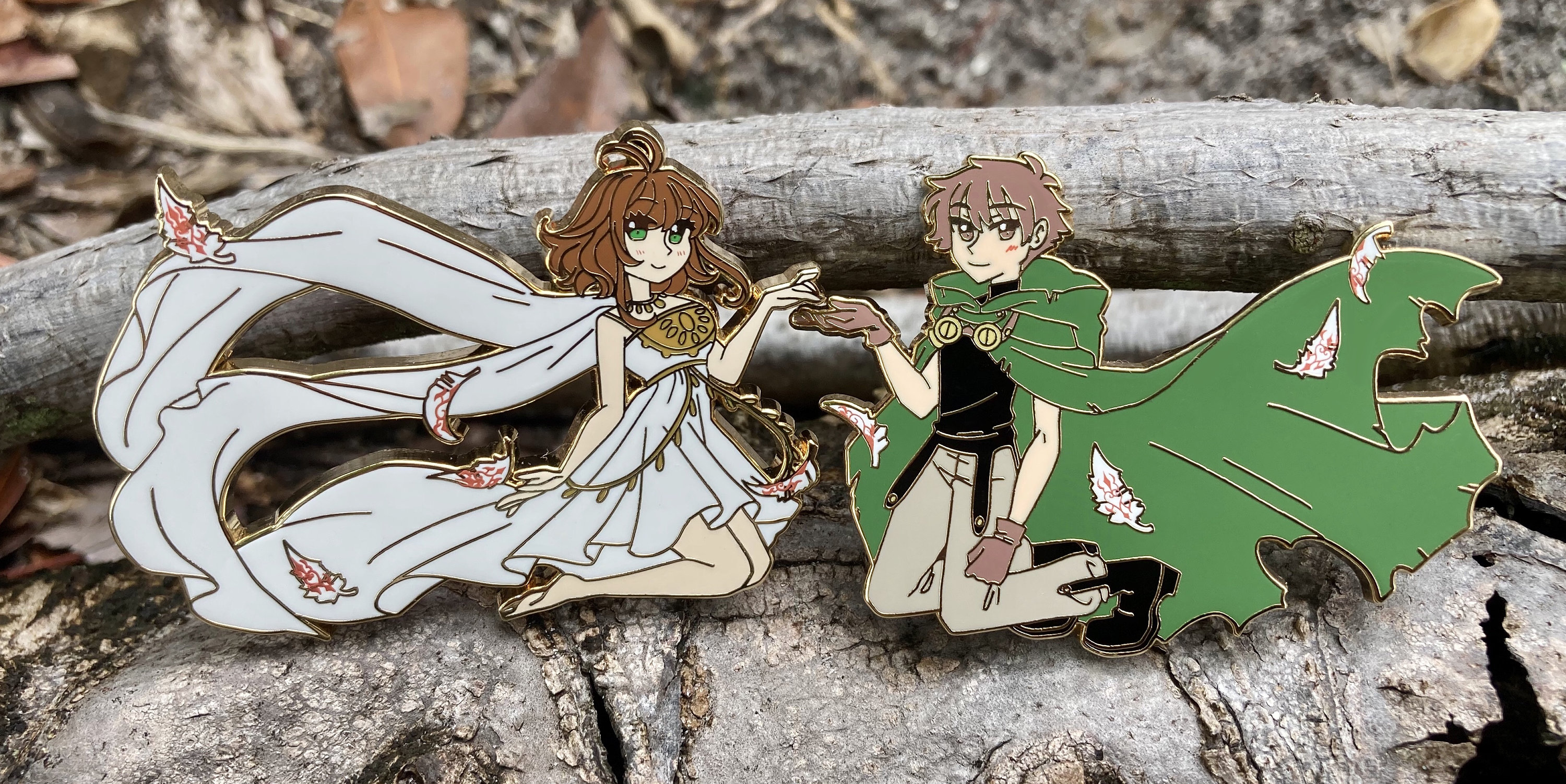 ツバサ・クロニクル - さくらと小狼のエナメルピン（限定版