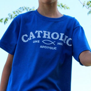 On Sale! ~ MORE Colors! ~ CATHOLIC 4 MARKS - One Holy Apostolic  -  Children's T-shirt