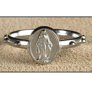 Our Lady of Grace ROSARY RING  ~  3 Sizes  ~  Fast Shipping!