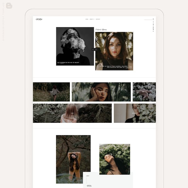 MATERIAL • Blogger Template, Blogspot Template, Responsive Blogger Template, Blogger Theme, Responsiver Blogger + Free Installation