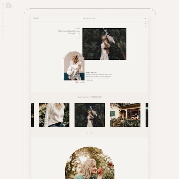 CITRINE • Blogger Template, Blogspot Template, Responsive Blogger Template, Blogger Theme, Responsive Blogger Theme