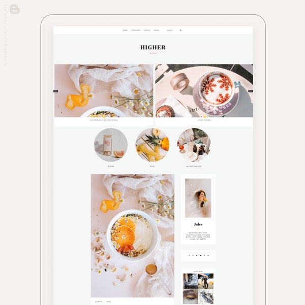 HIGHER • Blogger Template, Blogspot Template, Responsive Blogger Template, Blogger Theme, Responsive Blogger
