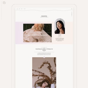 Moonrise — Responsive Blogger Template: Blogspot Theme (Digital Download)