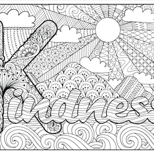 Kindness Coloring Poster: Huge Family FUN Activity