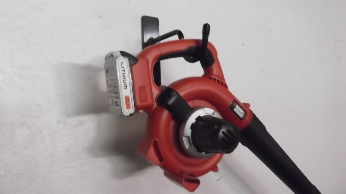 Hand Held Leaf Blower Hanger Wall Rack Etsy