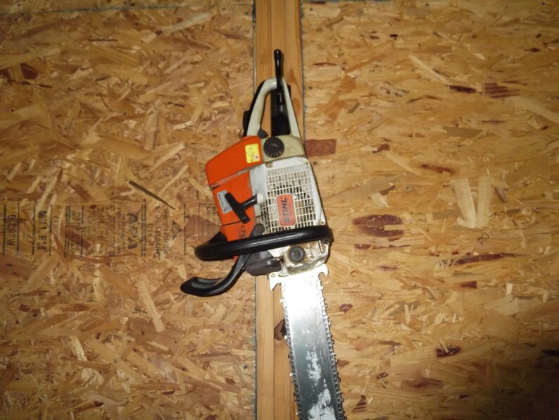Chain Saw Wall Hanger Storage Display Etsy