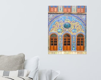 Golestan Palace Doorway Persian Matte Print Wall Art Home Decor