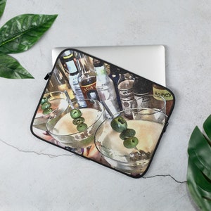 Dirty Martini with Olives Laptop Sleeve