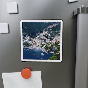 Positano Amalfi Coast Italy Views Kiss-Cut Magnets
