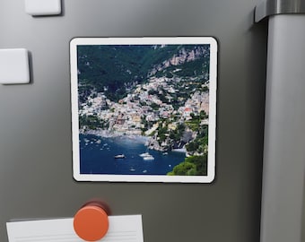 Positano Amalfi Coast Italy Views Kiss-Cut Magnets