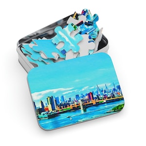Manhattan View From Brooklyn Jigsaw Puzzle (30, 110, 252, 500,1000-piece)