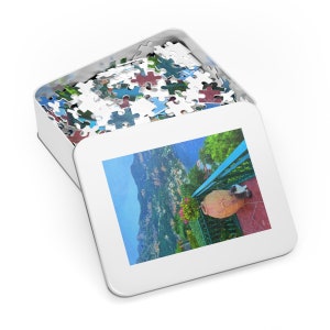 Cat in Positano Amalfi Coast Italy Jigsaw Puzzle (30, 110, 252, 500,1000-piece)